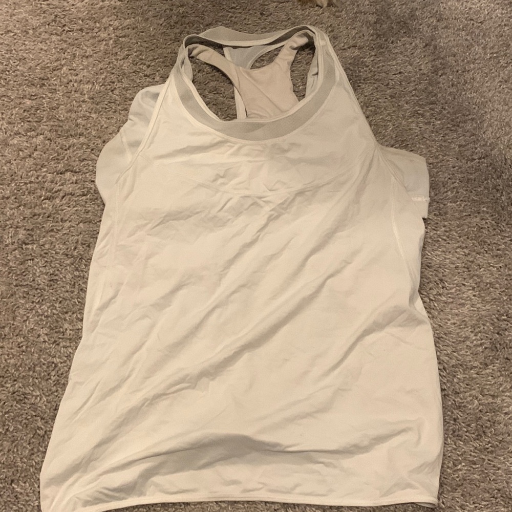 Lululemon built in bra tank.